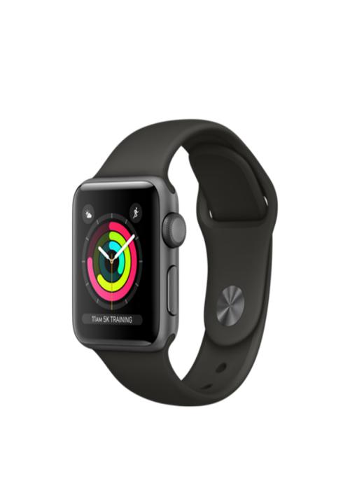 Apple W S3 42mm S. Grey Case Black SBand 